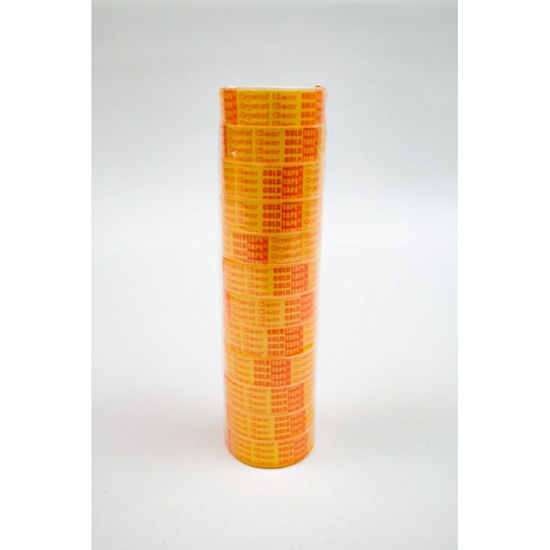 

Isolasi GoldTape / Isolasi Kecil Bening / Isolasi Kado (12pcs)