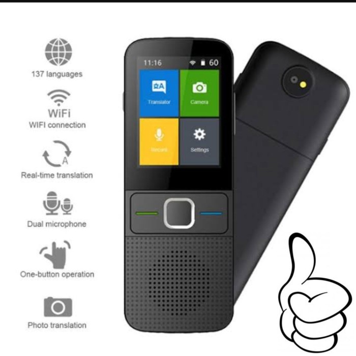 

Translator 137 Bahasa Penerjemah Suara + Foto Kamera + Wifi / Offline