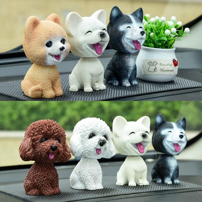#@#@#@#@] Pajangan Dashboard Mobil Anjing Goyang Kepala Boneka Anjing Doggy