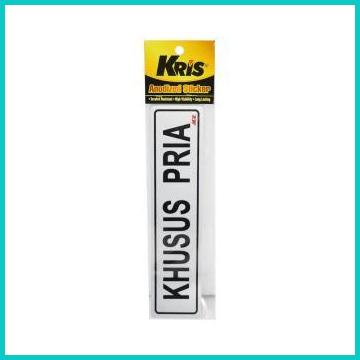 

KRIS STIKER KHUSUS PRIA STICKER SIGN LABEL ANODIZED 20JVLZ3 suku cadang