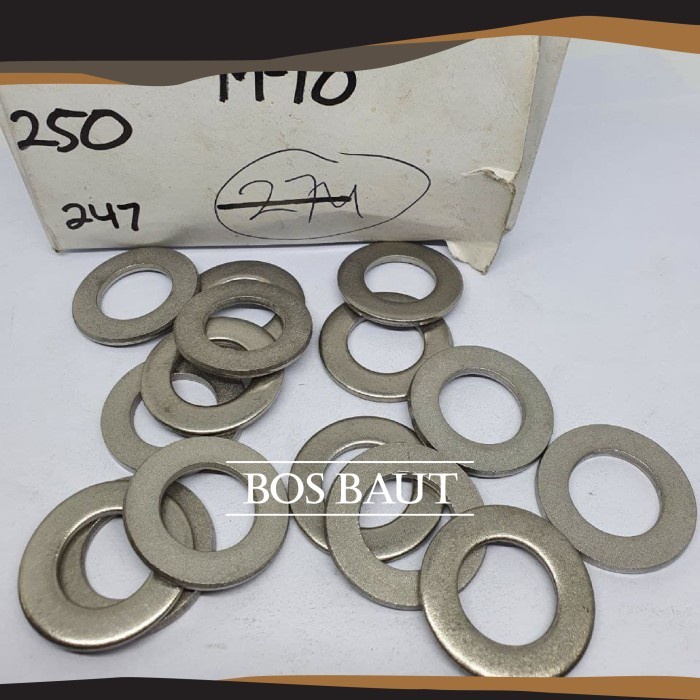Ring Plat Stainless Steel SS304 - Washer Plat Stainless M10