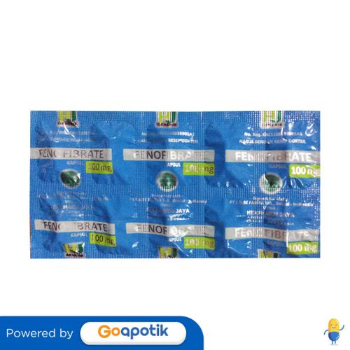 FENOFIBRATE HEXPHARM 100 MG STRIP 10 KAPSUL