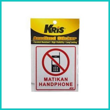 

KRIS STIKER MATIKAN HANDPHONE STICKER SIGN LABEL ANODIZED 20JVLZ3 tools n parts