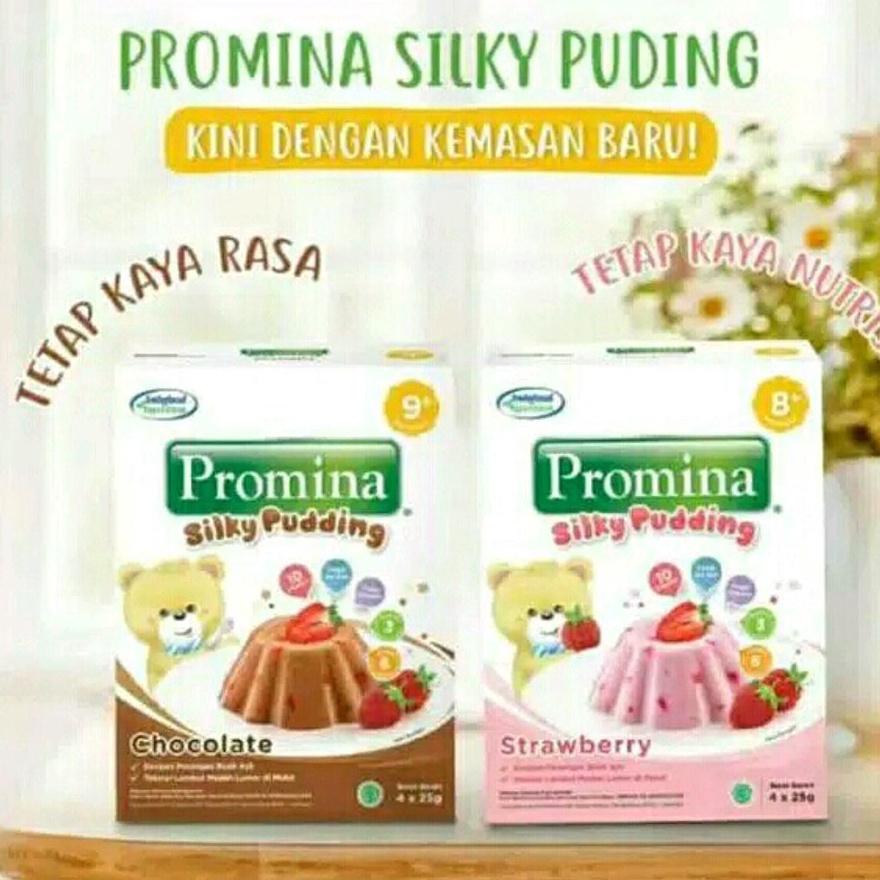 ZDMC8274 GROSIR Promina Silky Puding 100 gr snack bayi / Cemilan Anak / Promina puding 8mo+