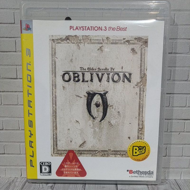 BD CD KASET ORIGINAL PS3 The Elder Scroll IV Oblivion Jpn Bahasa Jepang Lengkap manual book
