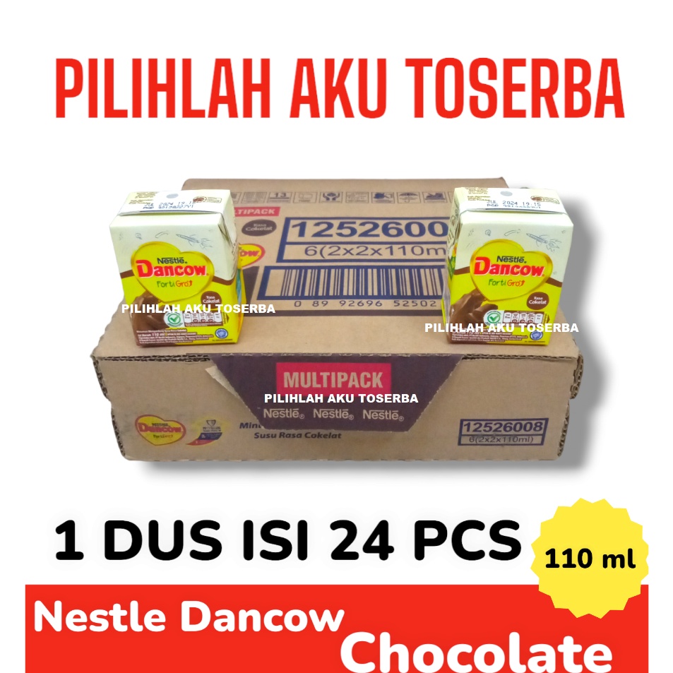 

Terbaru Susu DANCOW UHT COKELAT COKLAT FortiGro - 110 ml ( 1 DUS isi 24 )