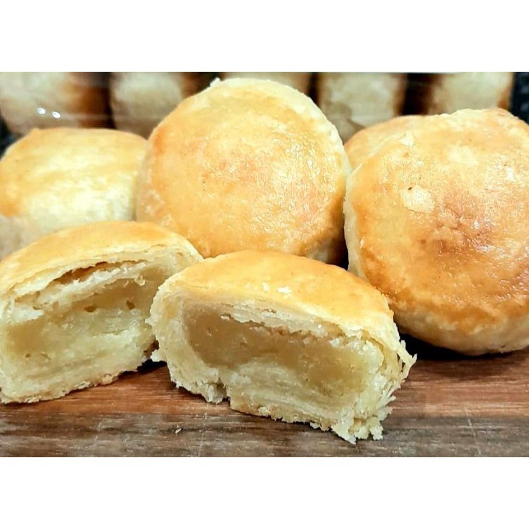

↕➨⁑✲ bakpia kacang ijo hijau tolitolino kue pia enak lezat toples isi 10