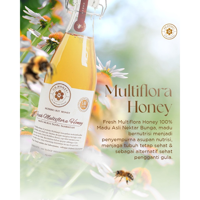 

FRESH MULTIFLORA HONEY - 100% MADU MURNI NEKTAR BUNGA