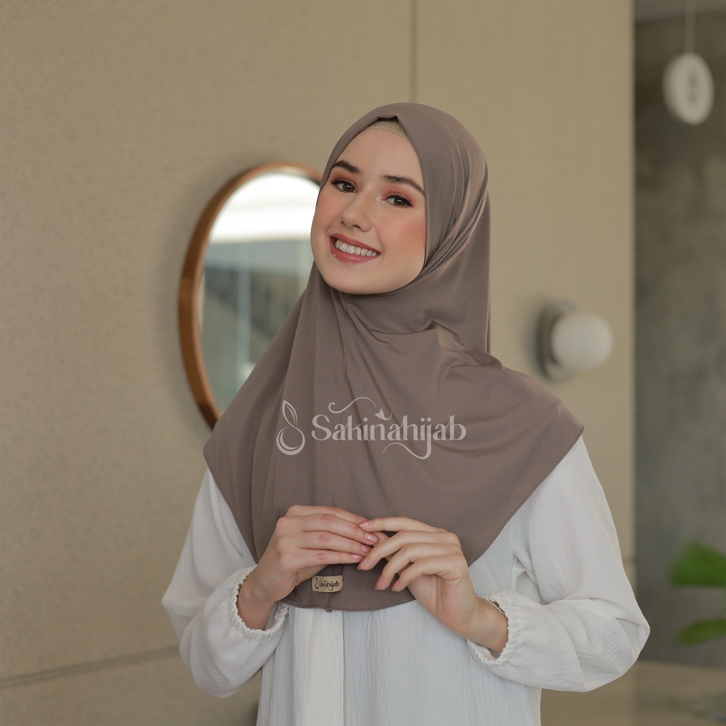 Bergo Tali Instan French Melayu Daily Jersey Ultimate Super Premium