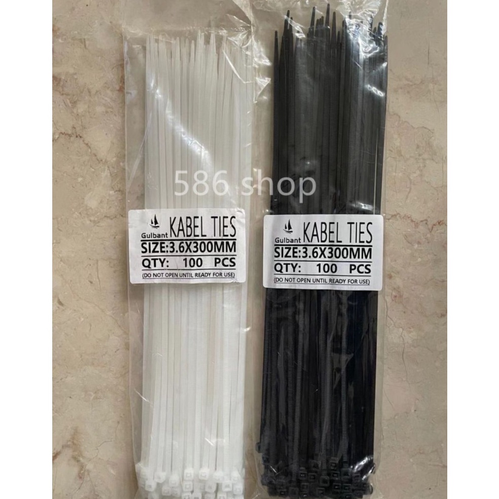 

Terlaris Kabel Ties Cable Tie 3.6 x 300mm (30cm) CV 300 Kualitas baik