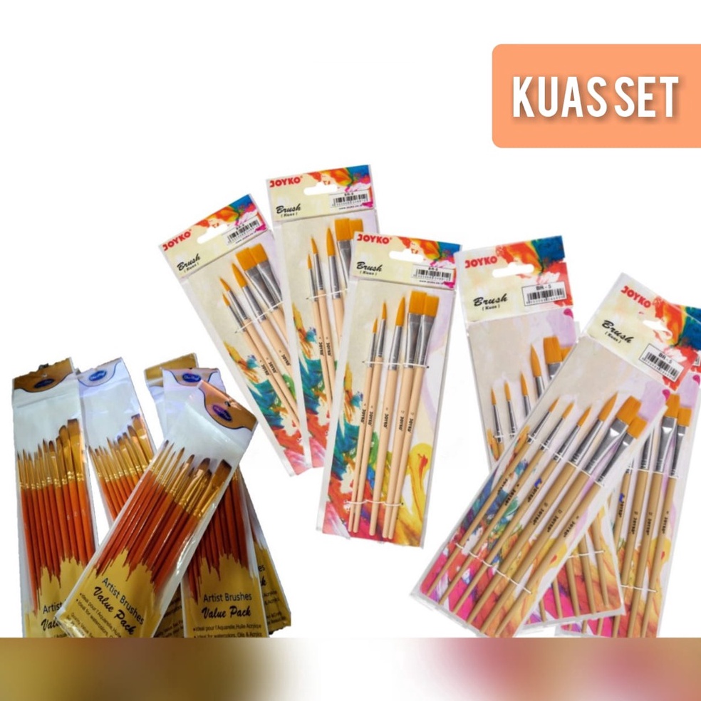 

Grosiran Murah kuas lukis set