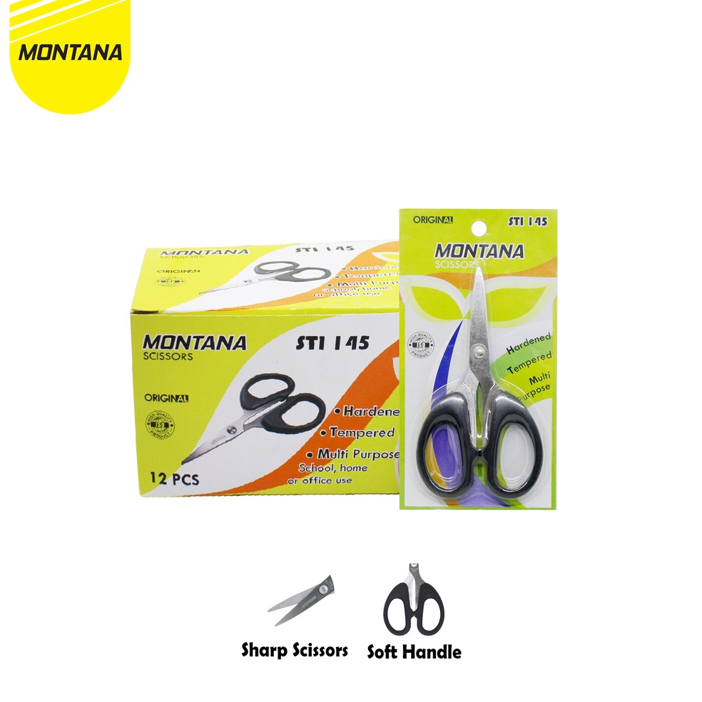 

12.12 STOK READY MurahMurahATK Scissors / Gunting Montana STI-145