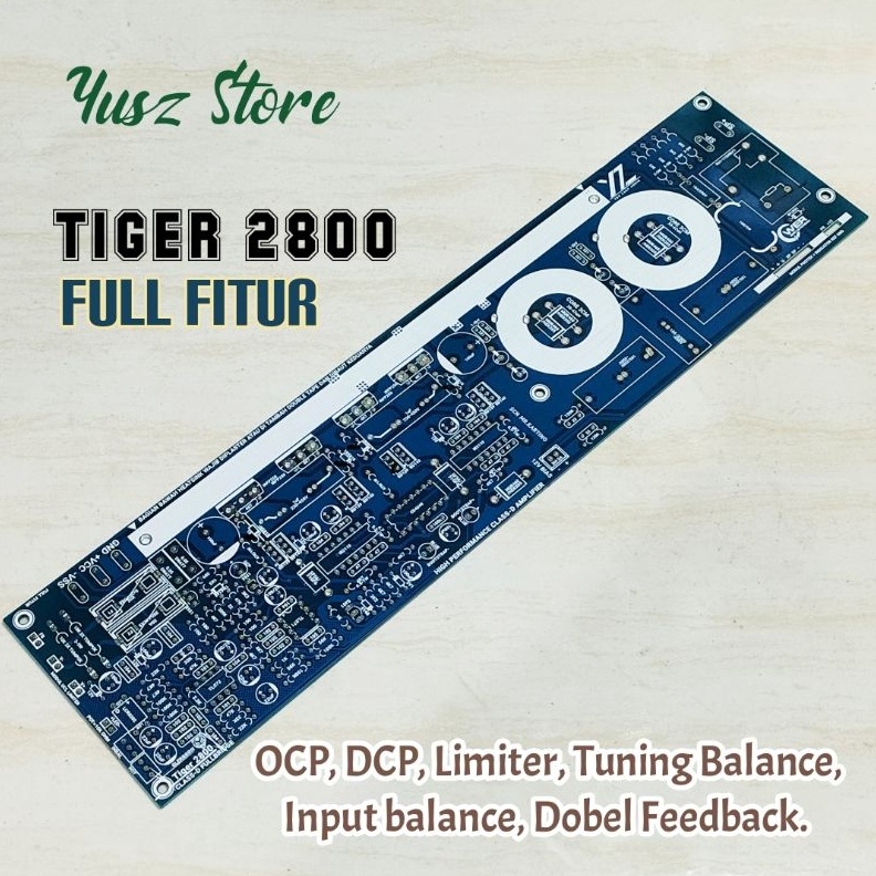 [ART.  K44Z] PCB Class D D2K8 Fullbridge Tiger 2800 Power Amplifier