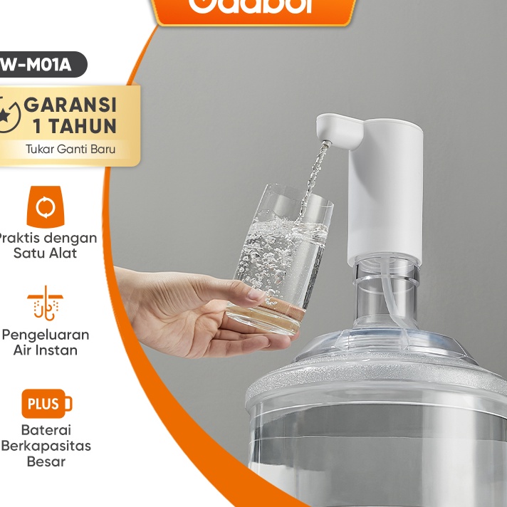 YLZR2275 Stok terbaru  Gaabor Pompa Air Galon Elektrik Dispenser Air Minum Portable Putih Water Elec