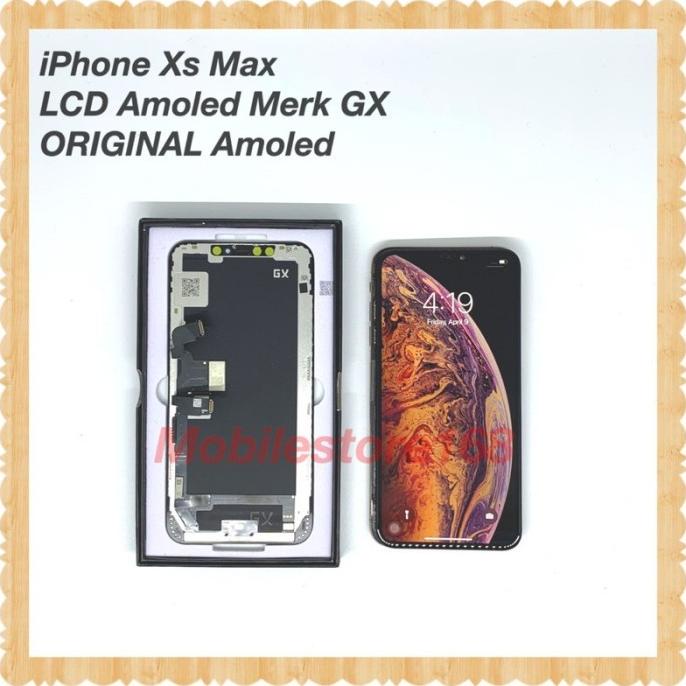 LCD FULLSET +TOUCHSCREEN IPHONE XS MAX (MERK GX) ORIGINAL