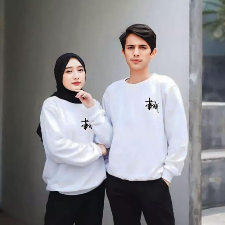 Murah Baju Kaos Couple Pasangan Lengan Panjang / Baju Kaos Couple Pasangan / Baju  Couple Pasangan /