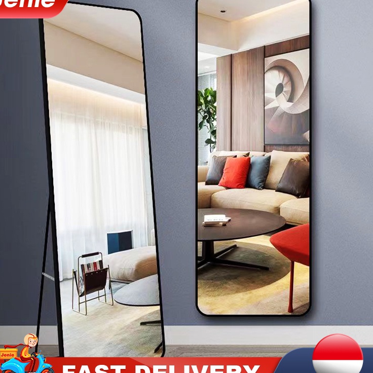 Kirim Langsung Standing mirror Cermin standing Cermin Berdiri Cermin full body [berdiri & digantung]