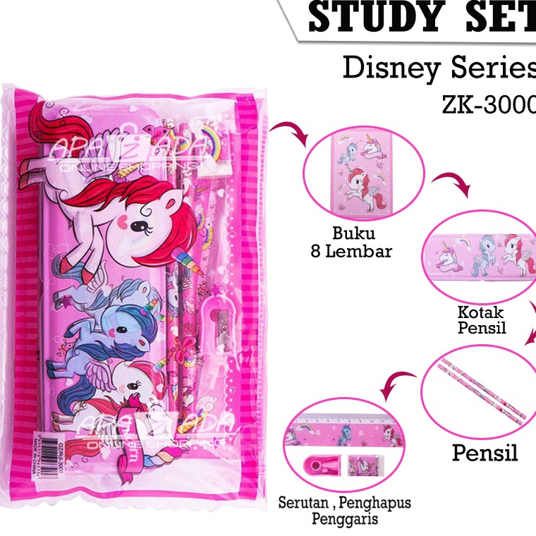 

Apazada - Paket Alat Tulis Study Set Karakter Perlengkapan Sekolah / Set Alat Tulis Murah / Study Set ZK-3000 Murah Berkualitas Bisa Cod ➭Diskon