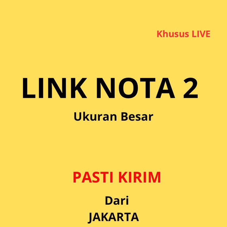 

PGKB9740 READY STOK Link nota khusus LIVE ukuran 2 (BESAR)