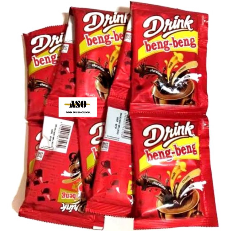 

Big Sale DRINK BENG-BENG DRINK 30gr MINUMAN COKELAT BUBUK RENCENG ( ISI 10)