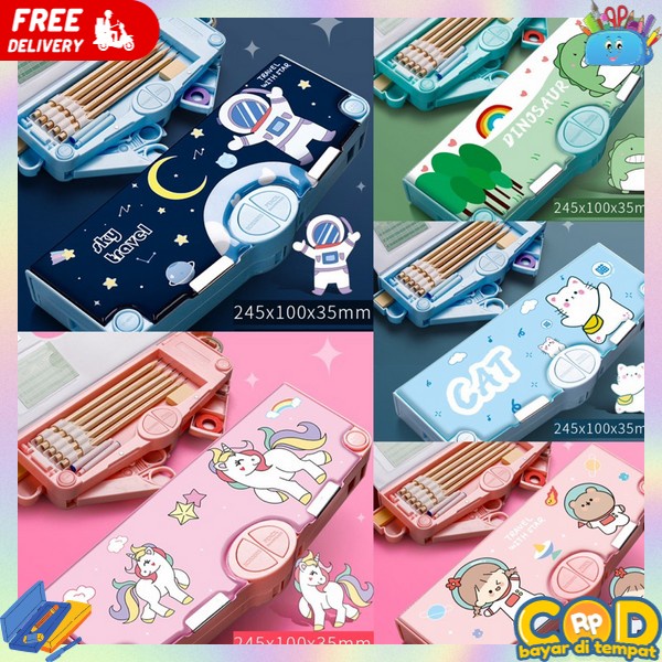 

Tempat Pensil Aesthetic Dosgrip Untuk Sekolah Disgrib Anak Laki Perempuan Dusgrip Korean Style Viral Pouch Wadah Pengsil Lucu Pencil Case Cewek Cowok Aesthatic Disgrip Murah Korea Estetik Kotak Pensil Edge Color Transpar Multifunction Pencil Box Kotak Pe