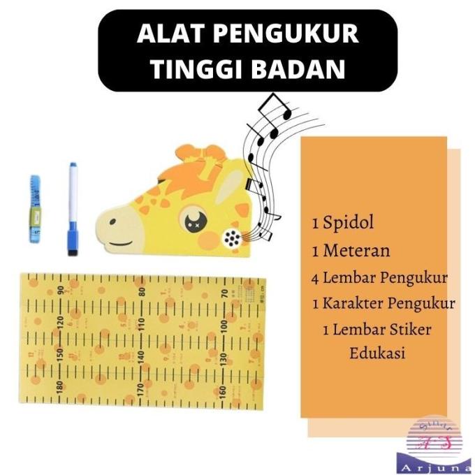 

:=:=:=:=] Alat Ukur Tinggi Badan Anak Lucu + Sticker