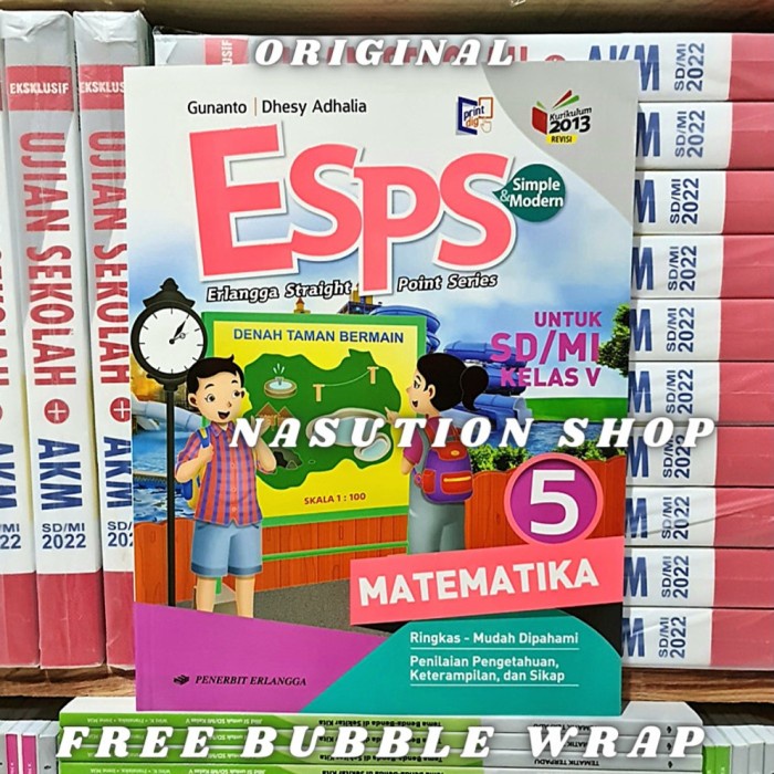 

NEW Buku Esps Matematika Kelas 1 2 3 4 5 6 SD K13 Revisi Erlangga Original