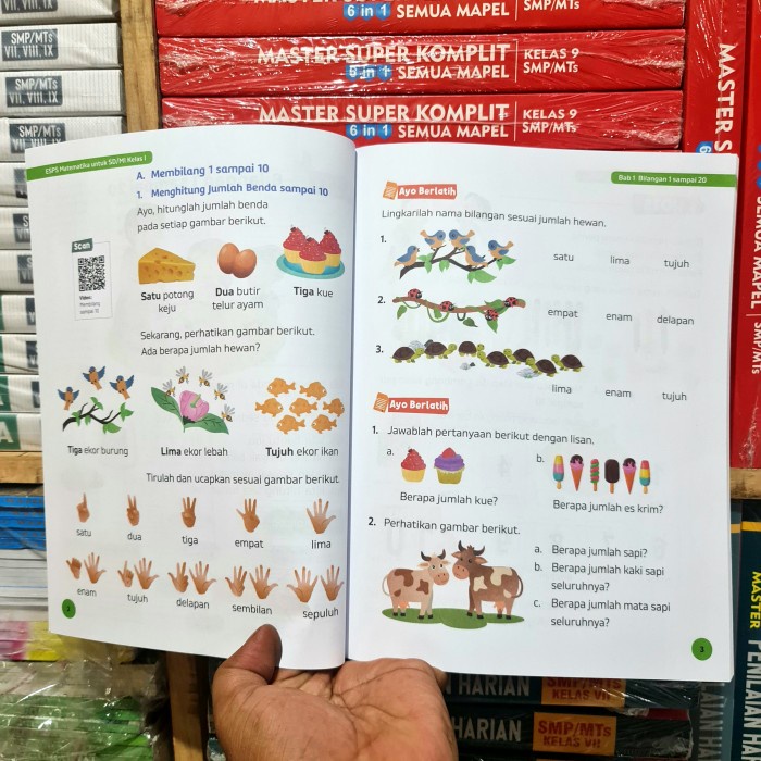

NEW Buku Esps Matematika Untuk Kelas 1 SD/MI Erlangga Kurikulum Merdeka