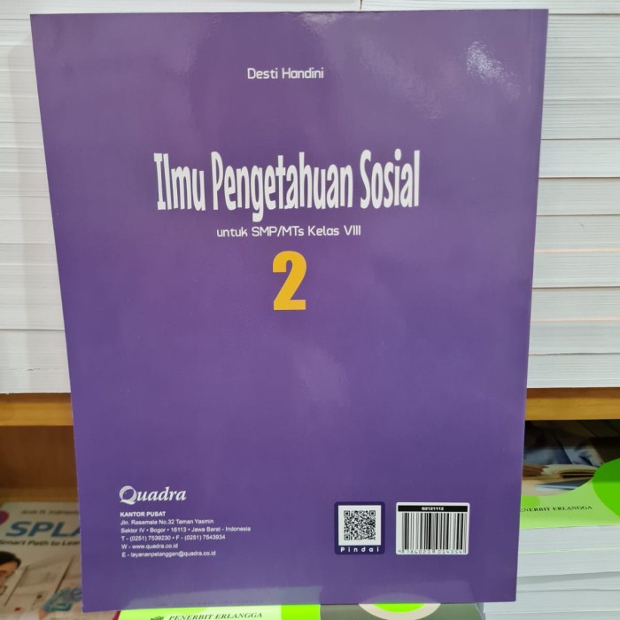 DISKON SPESIAL BUKU SMP IPS KELAS 8 VIII KURIKULUM MERDEKA QUADRA TERBARU