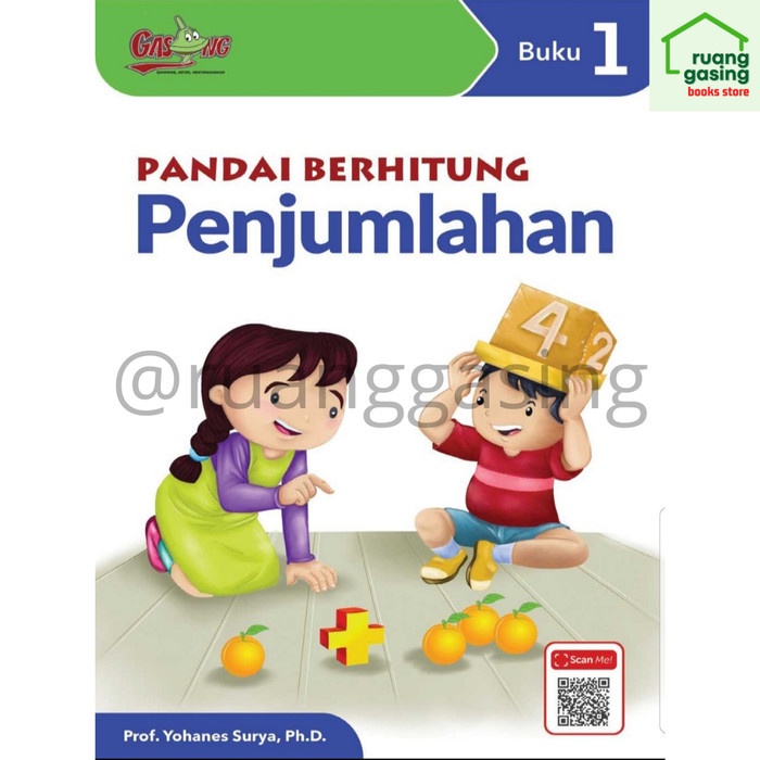 HOT SALE BUKU PANDAI BERHITUNG MATEMATIKA GASING VOL 1, PROF. YOHANES SURYA. TERMURAH