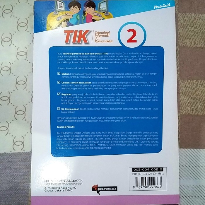 HOT SALE BUKU TIK INFORMATIKA REDENSIAL SD MI KELAS 2 TERBITAN 2012 ERLANGGA TERBARU