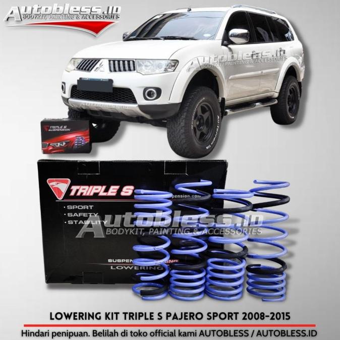 Per Lowering Kit Triple S Mitsubishi Pajero sport 2010 not Tein Eibach
