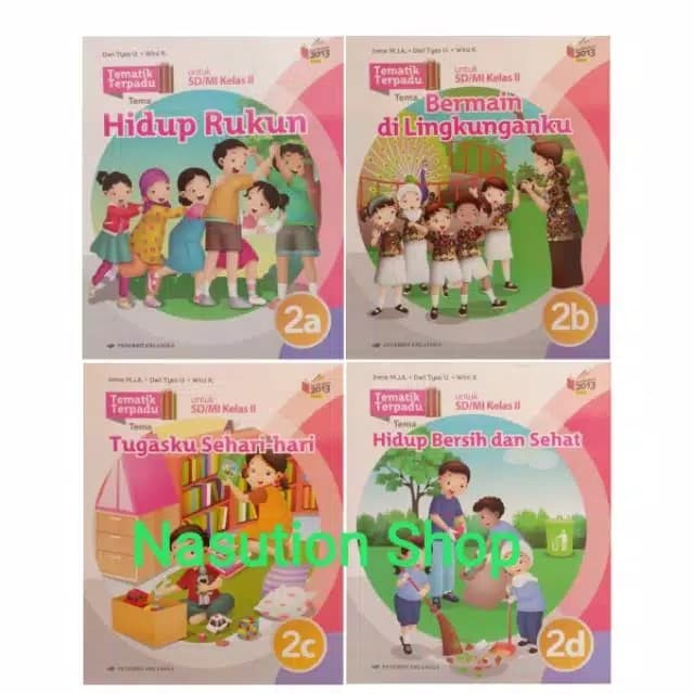 

NEW Buku Tematik 2A, 2B, 2C, 2D, 2E, 2F, 2G, 2H Kelas 2 SD Erlangga