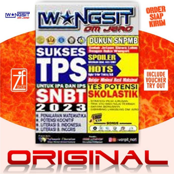 FLASH SALE BUKU WANGSIT UTBK SNBT TPS 2023 / BUKU WANGSIT UTBK SNBT 2023 / SUKSES TERLARIS