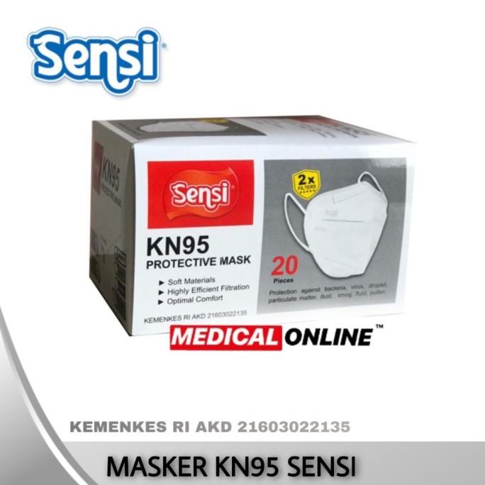 MASKER KN95 KN-95 SENSI MASK ORIGINAL MEDICALONLINE MEDICAL ONLINE