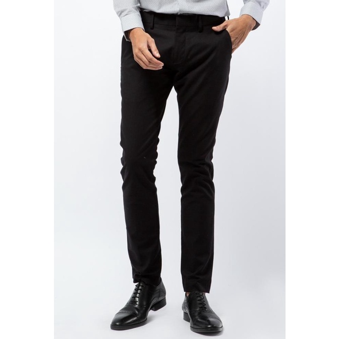 The Executive Skinny Fit Formal Pants 1-LPNBSC521O064 Black