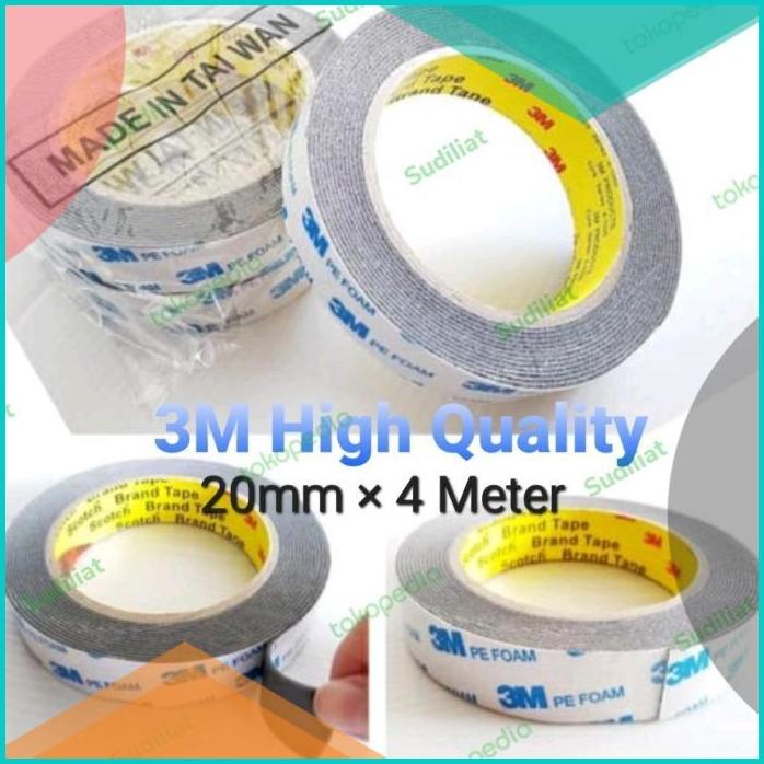 

DOUBLE TAPE 3M PE FOAM SOLASI BB BUSA 23MM 4,5M HIGH QUALITY 20JVLZ3 tools