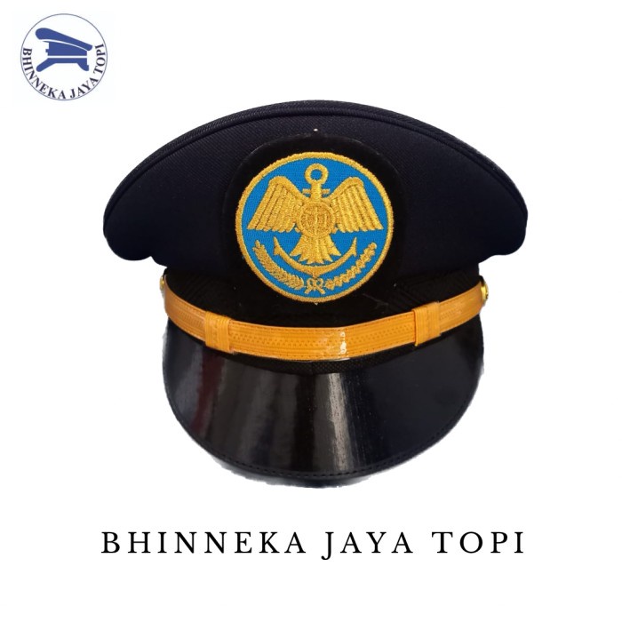 Topi TOPI PET/ PDU PERHUBUNGAN/ DISHUB/ KEMENHUB - Polos Lis Lokal, 54(I5L6) Topi Pria Topi Pria Bas