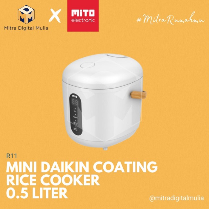 Mito R11 Premium Digital Mini Rice Cooker 0.5 Liter