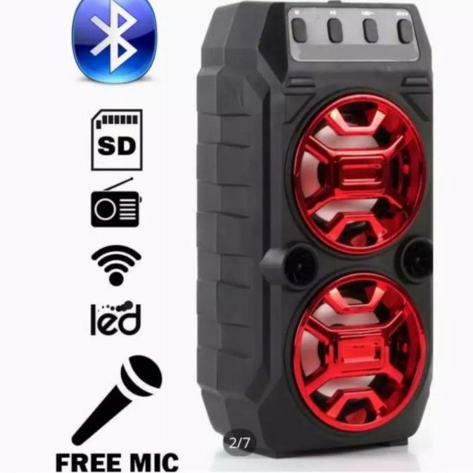 SPEAKER BLUETOOTH SX-Y2006 bonus mic karaoke-salon aktif wireless