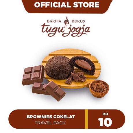 

FLASH SALE Bakpia Kukus Tugu Jogja Brownies Cokelat - Travel Pack !!