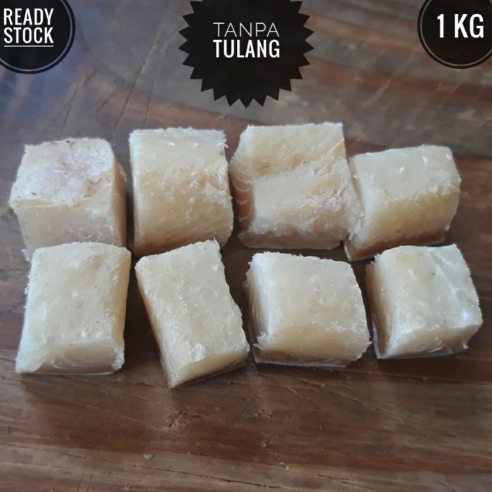 

Ikan Asin JAMBAL ROTI TANPA TULANG/DURI 1 kg cap TOKE BAGAN SIAPI API - SEMI KERING