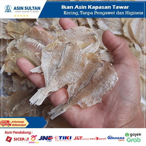 

Ikan Asin Kapasan Tipis-tipis Tulang Renyah 500g