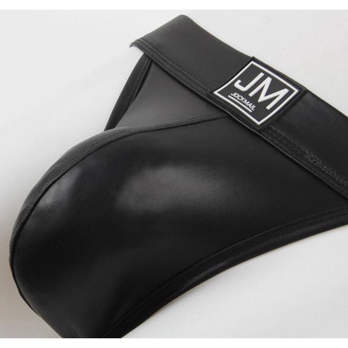 Jockstrap Semi - Leather Like (Faux Leather) - JOCKMAIL - Celana Dalam