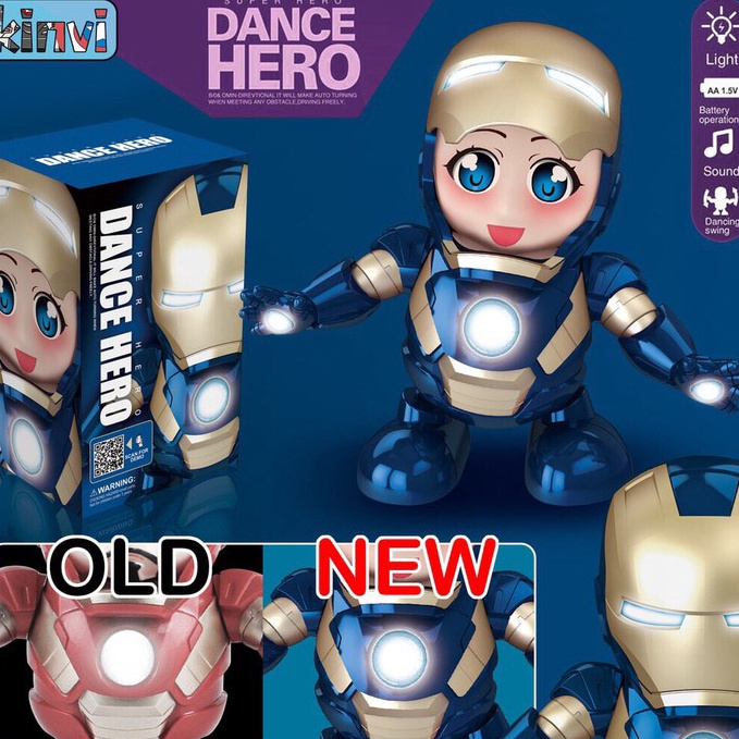Chekout.. M153P Dancing Robot Pepper Pots / Pajangan / Smart Dance Hero Music