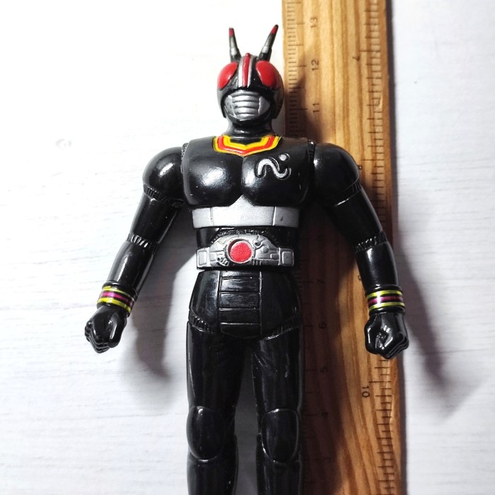 bandai japan rhs kamen rider black vinyl figure rare 13 cm original jatimulyan.seller