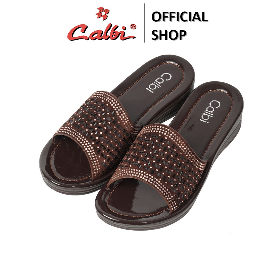 TOP SALE Calbi Sandal Wedges Wanita Slip On - RAX 1809