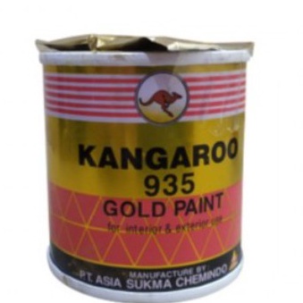 

Ready Stock CAT WARNA EMAS KANGAROO GOLD 935 ( 1 KG ) / CAT MINYAK BESI PAGAR TEMPA KANGGURU KANGURUU 935 1KG Ready Stock