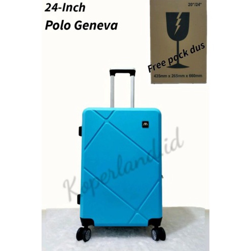 Harga Termuraah.. KOPER 24inch KOPER FIBER POLO  RODA EMPAT TIDAK MUDAH PECAH