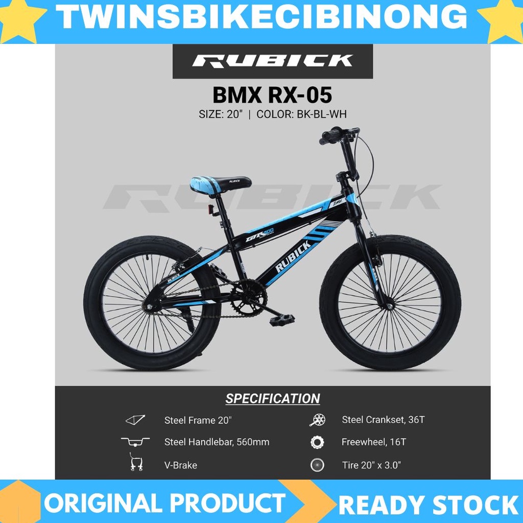TERBAIK SEPEDA BMX 20 RUBICK RX 05 BY UNITED BIKE